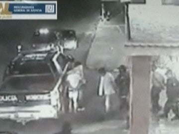 Vídeo en el que aparecen los policías mexicanos