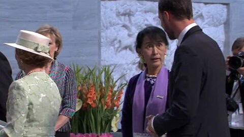 Ceremonia del discurso de recepci&oacute;n del Nobel de la Paz
