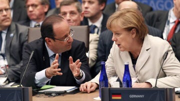 Hollande y Merkel, en una imagen de archivo