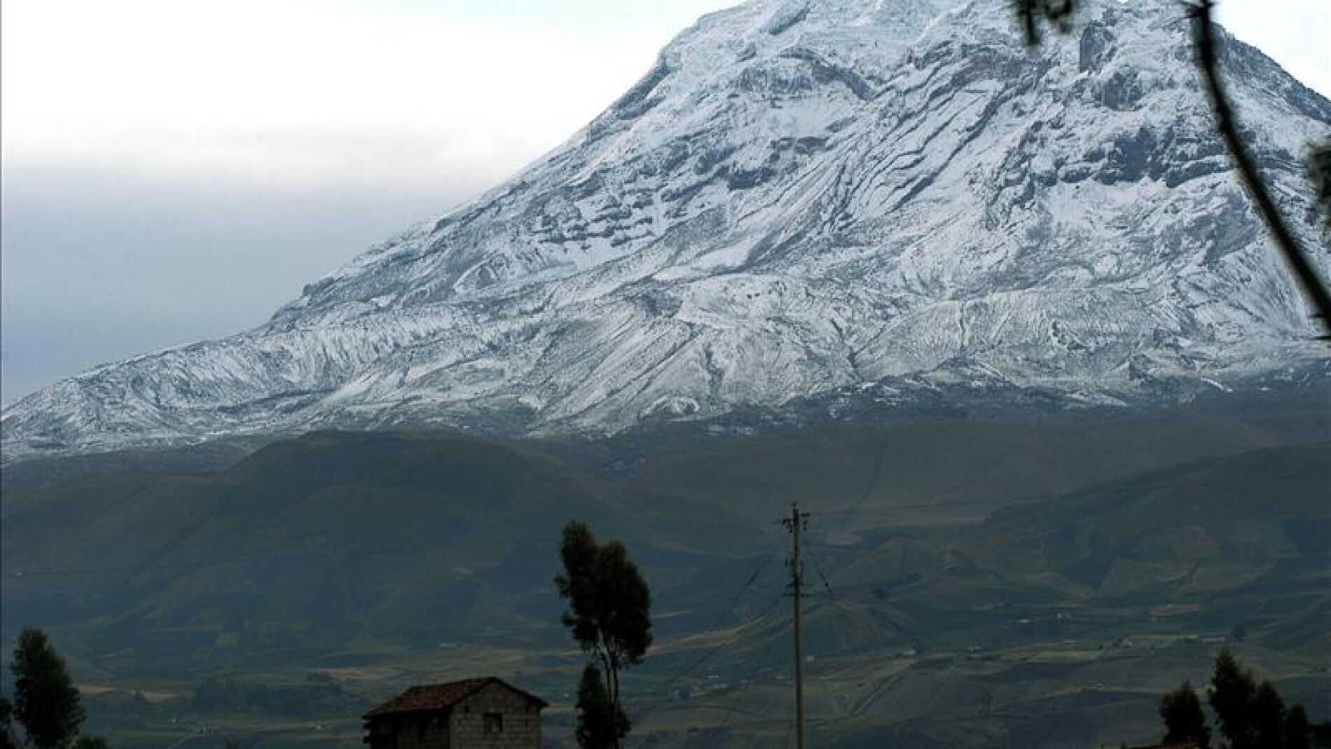 El volc&aacute;n Chimborazo, de 6.210 metros de altura