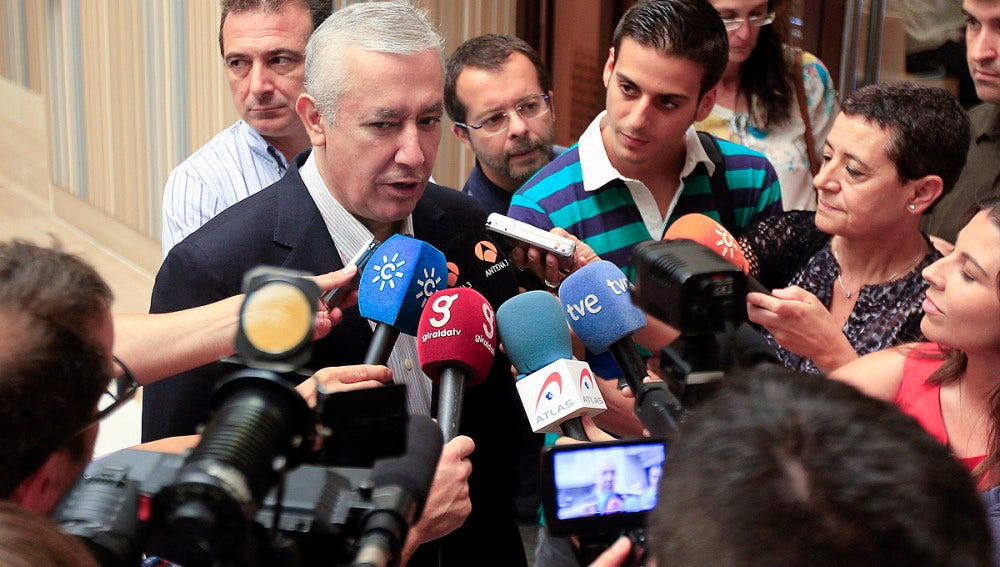 Javier Arenas, presidente del PP andaluz