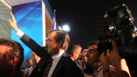El l&iacute;der de Nueva Democracia (ND), Andonis Samar&aacute;s