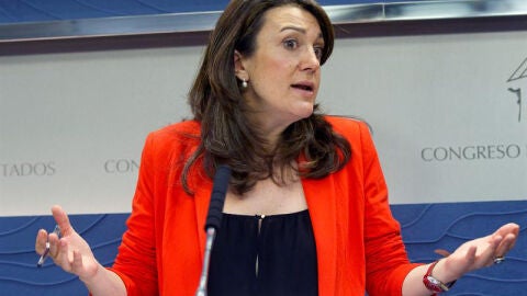 Soraya Rodr&iacute;guez en la Junta de Portavoces