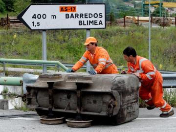 Barricada en Asturias