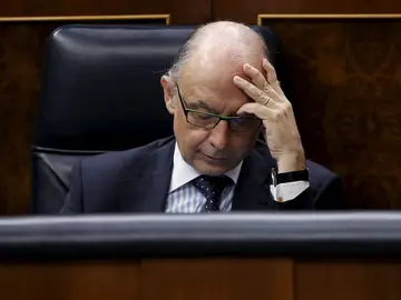 Cristóbal Montoro en el Congreso de los Diputados Cristóbal Montoro en el Congreso de los Diputados