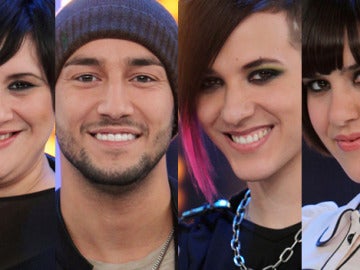 Hermi, Jadel, Garson y Roko