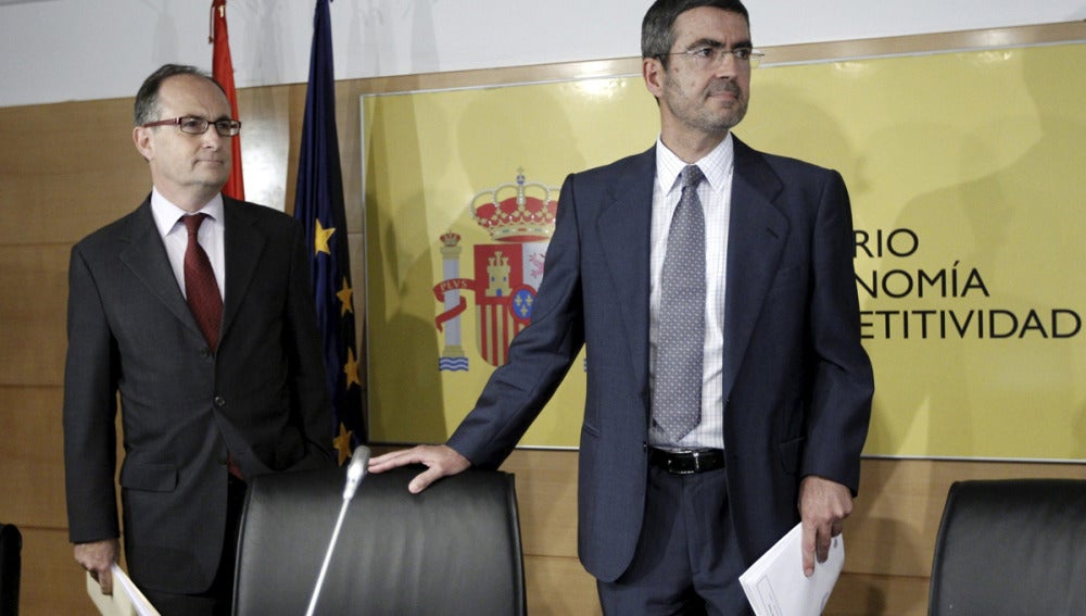 Fernando Jiménez Latorre y el subgobernador del Banco de España, Fernando Restoy