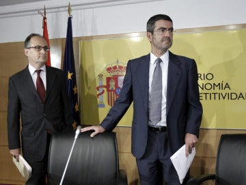 Fernando Jiménez Latorre y el subgobernador del Banco de España, Fernando Restoy