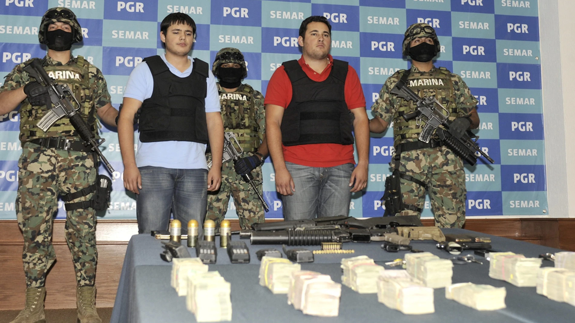 Los detenidos como posibles hijos de 'El Chapo' Los detenidos como posibles hijos de 'El Chapo'