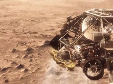Recreación del Curiosity en Marte