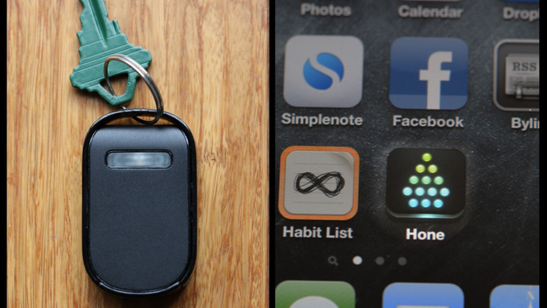 Se trata de un llavero con Bluetooth para conectarse con el dispositivo m&oacute;vil