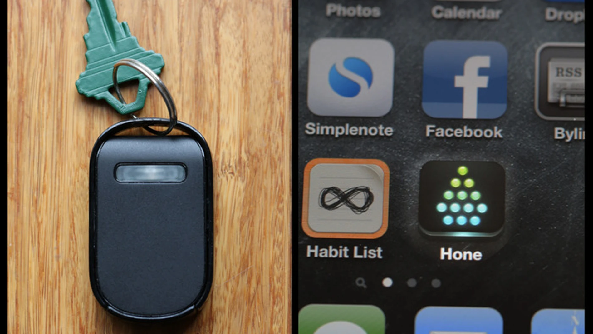 Se trata de un llavero con Bluetooth para conectarse con el dispositivo móvil Se trata de un llavero con Bluetooth para conectarse con el dispositivo móvil