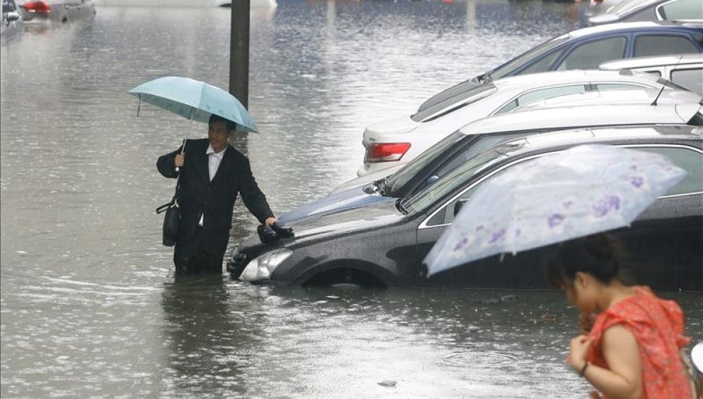 Un temporal azota China