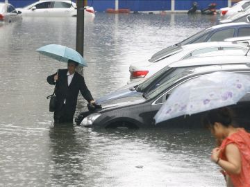 Un temporal azota China