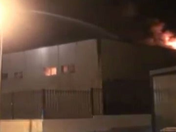 Incendio en la nave de Salvador Bachiller