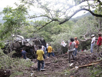 Accidente de autobús en México