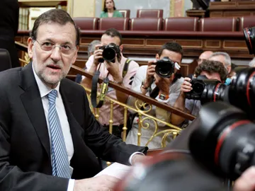 Mariano Rajoy, en la sesión de control Mariano Rajoy, en la sesión de control