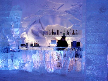Bar de hielo en Estocolmo