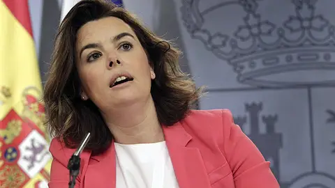 Sáenz de Santamaría, tras el Consejo de Ministros Sáenz de Santamaría, tras el Consejo de Ministros