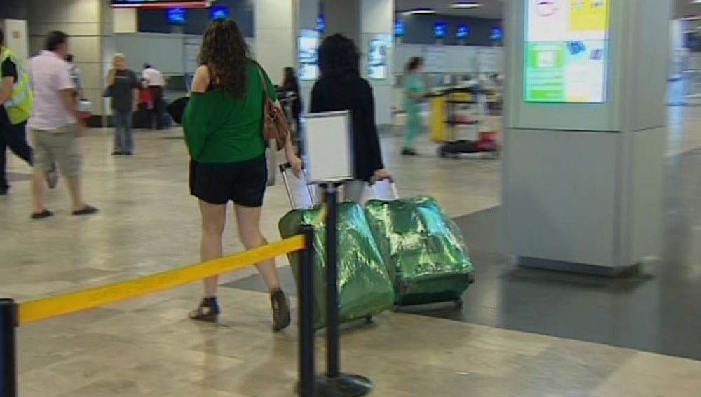 Desplazamientos en aeropuertos españoles