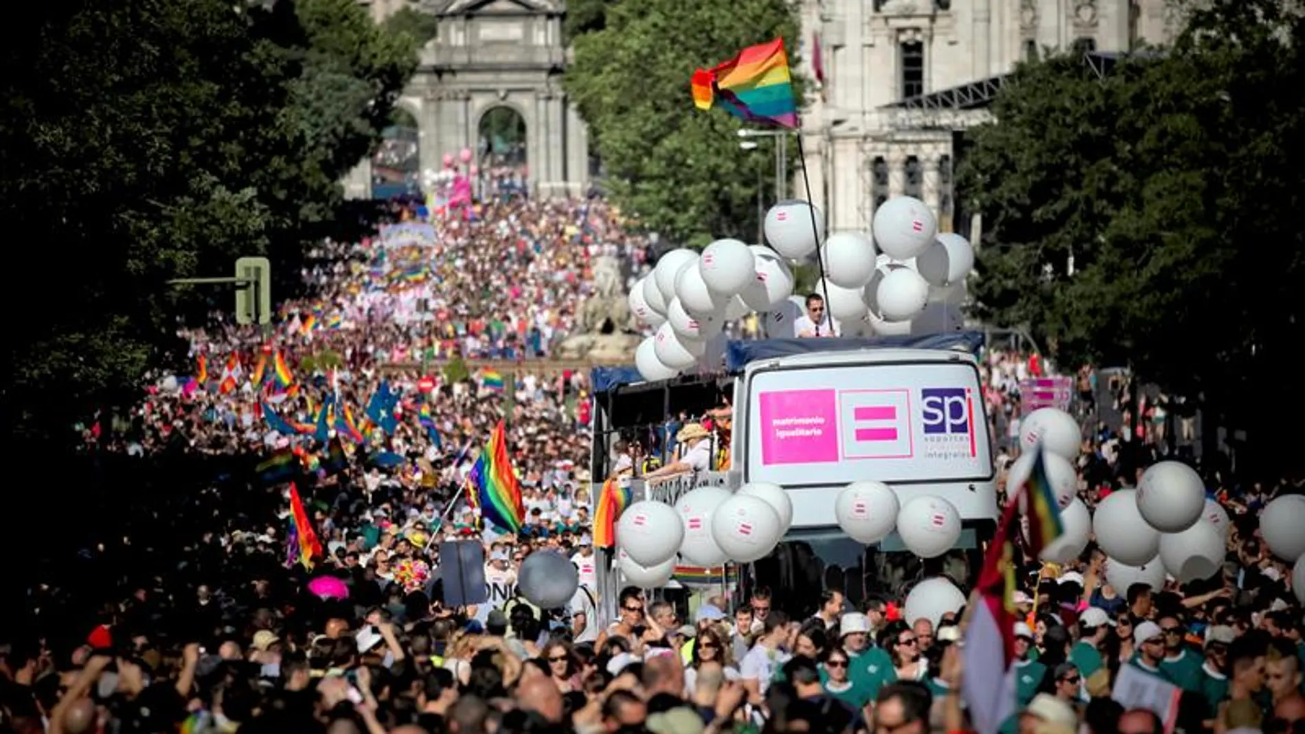 Ambiente en el Desfile del Orgullo Ambiente en el Desfile del Orgullo