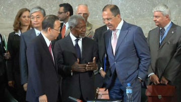 Kofi Annan en Ginebra