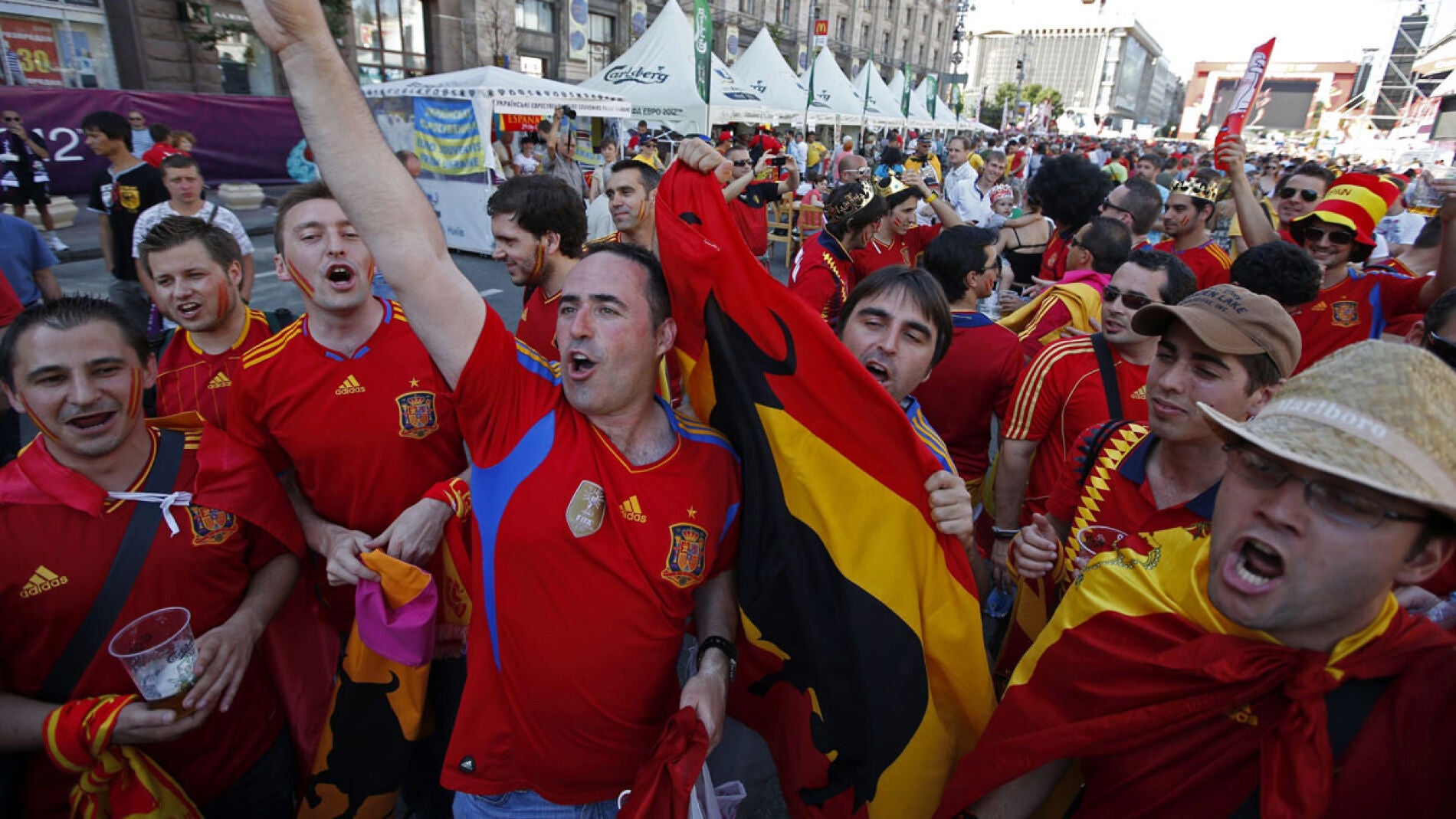 Aficionados espa&ntilde;oles