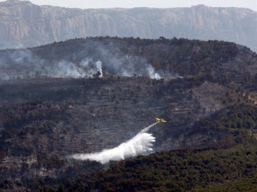 Las lluvias ayudan a controlar los incendios de Barcelona Las lluvias ayudan a controlar los incendios de Barcelona