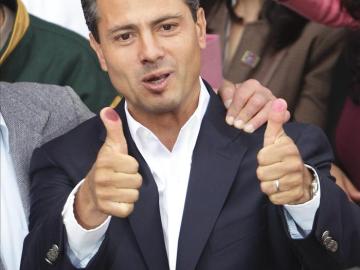 Peña Nieto vota en Atlacomulco