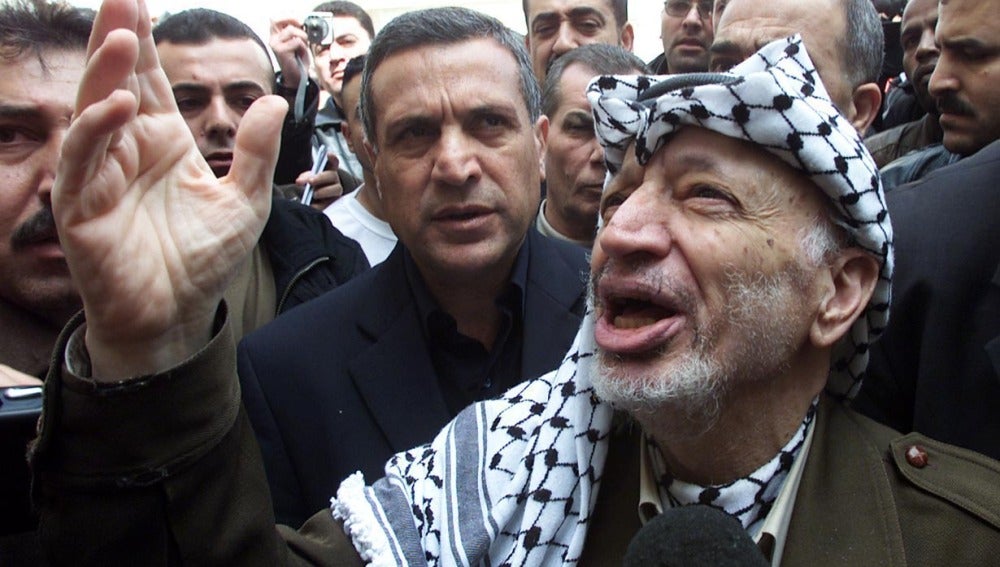 Yaser Arafat, líder palestino