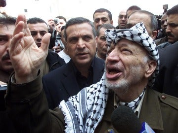 Yaser Arafat, líder palestino