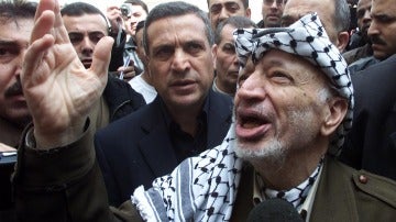 Yaser Arafat, líder palestino