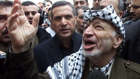 Yaser Arafat, l&iacute;der palestino
