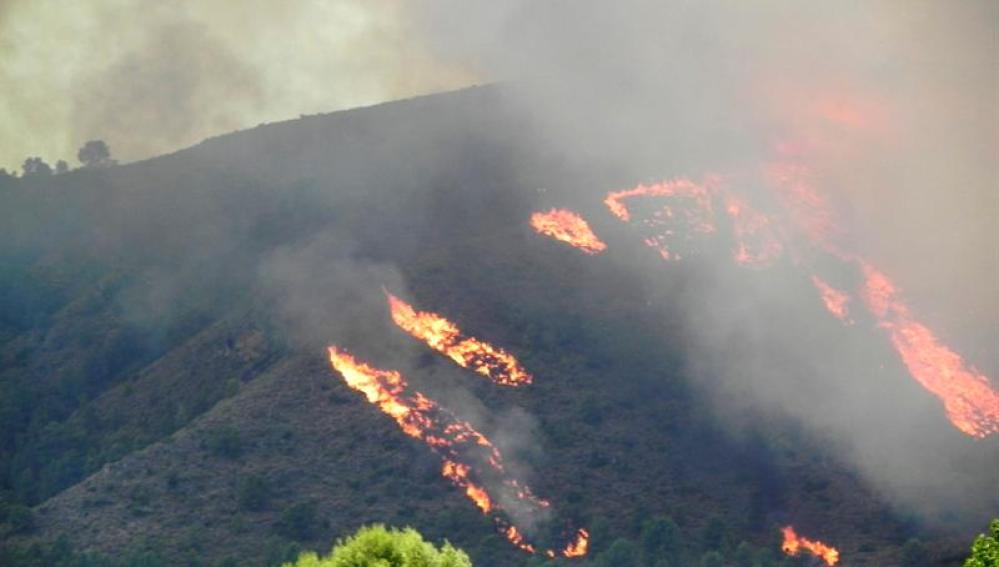 Incendio en Hellín
