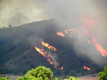 Incendio en Hellín