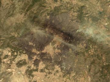 Los incendios vistos desde el espacio