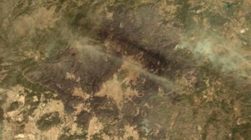Los incendios vistos desde el espacio