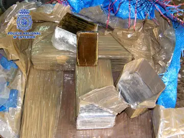 Hachís incautado en operación antidroga Hachís incautado en operación antidroga