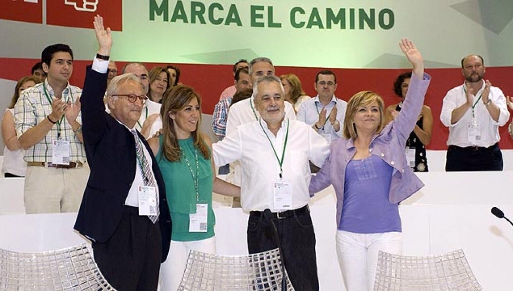 Griñán, reelegido líder de los socialistas andaluces
