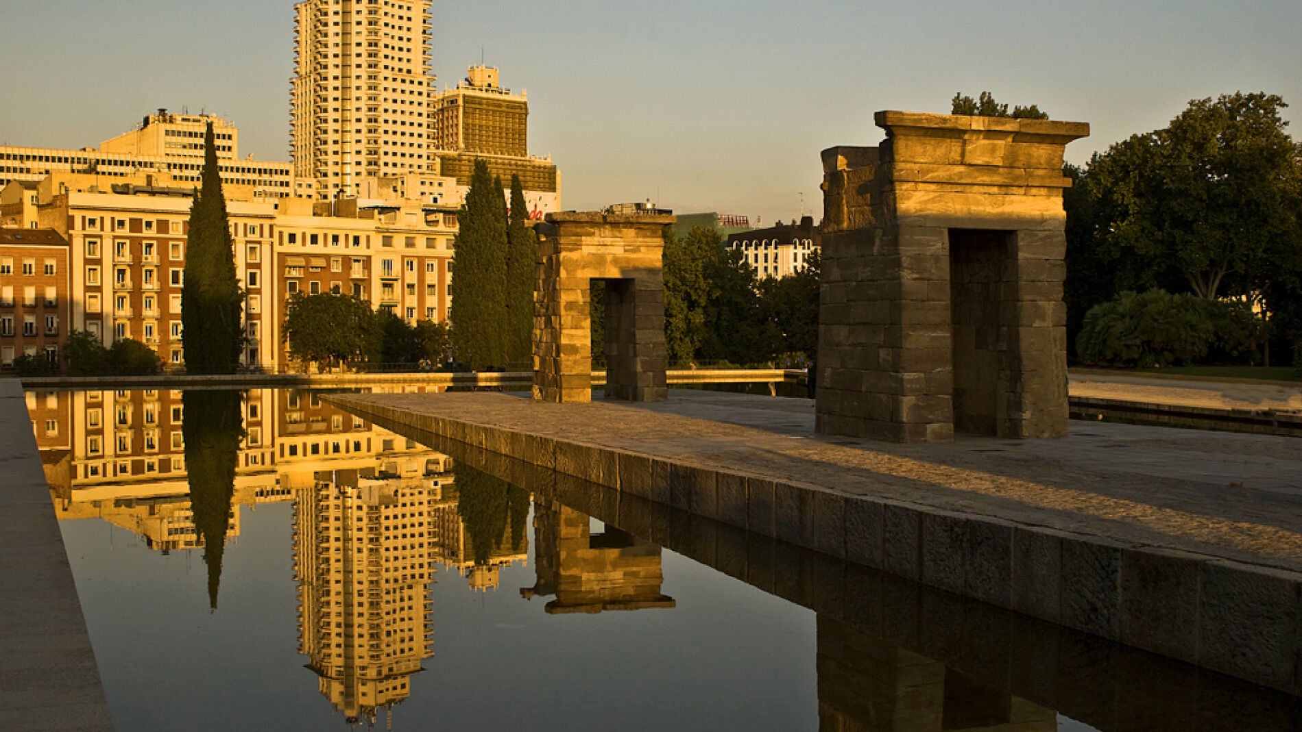 El Templo de Debod en Madrid