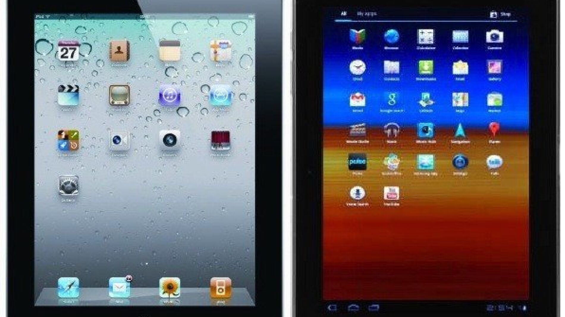 Tabletas de Apple y Samsung