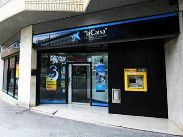 Imagen de archivo de la sucursal atracada en San Sebastián. Imagen de archivo de la sucursal atracada en San Sebastián.