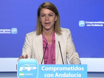 Cospedal: "Tenemos que dar la cara y explicar las medidas"