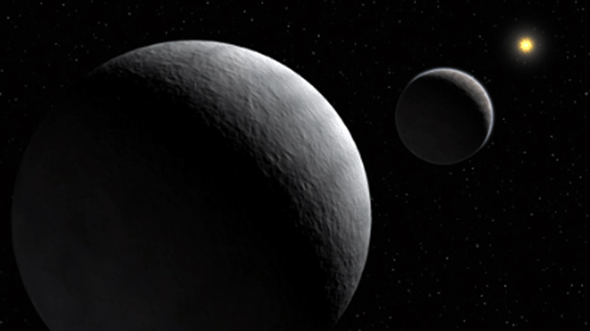 El sol visto desde Plutón El sol visto desde Plutón