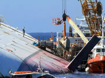 El Costa Concordia, naufragado El Costa Concordia, naufragado
