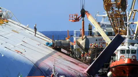 El Costa Concordia, naufragado El Costa Concordia, naufragado