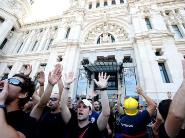 Concentración de funcionarios en Madrid Concentración de funcionarios en Madrid