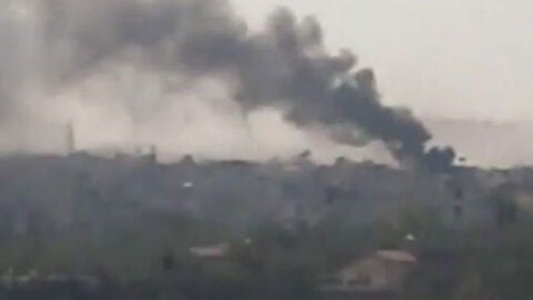 Bombardeos en Damasco