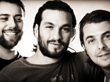 Imagen de archivo del trío sueco Swedish House Mafia.