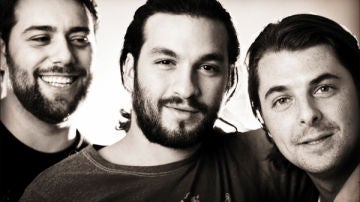 Imagen de archivo del trío sueco Swedish House Mafia.